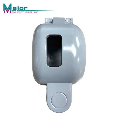 Major Major: KEE BLOK - Lever Handle Lock Out Device - Keyed Differently  - Aluminum Finish MJR-A200-KD